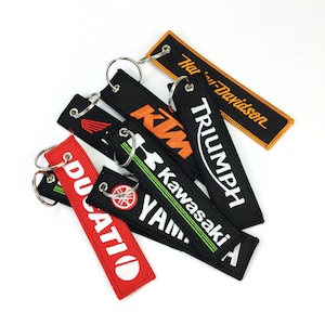 50 Embroidery Flight Tag, Personalized Gift Key Ring, Crew Flight Keychain, Flight Keychain, Jet Tag Custom