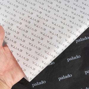 100 Custom Wrapping Tissue Paper, Custom Printed Wrapping Paper, Custom Logo Tissue Wrap Paper Personalized For Gifts, Bestseller