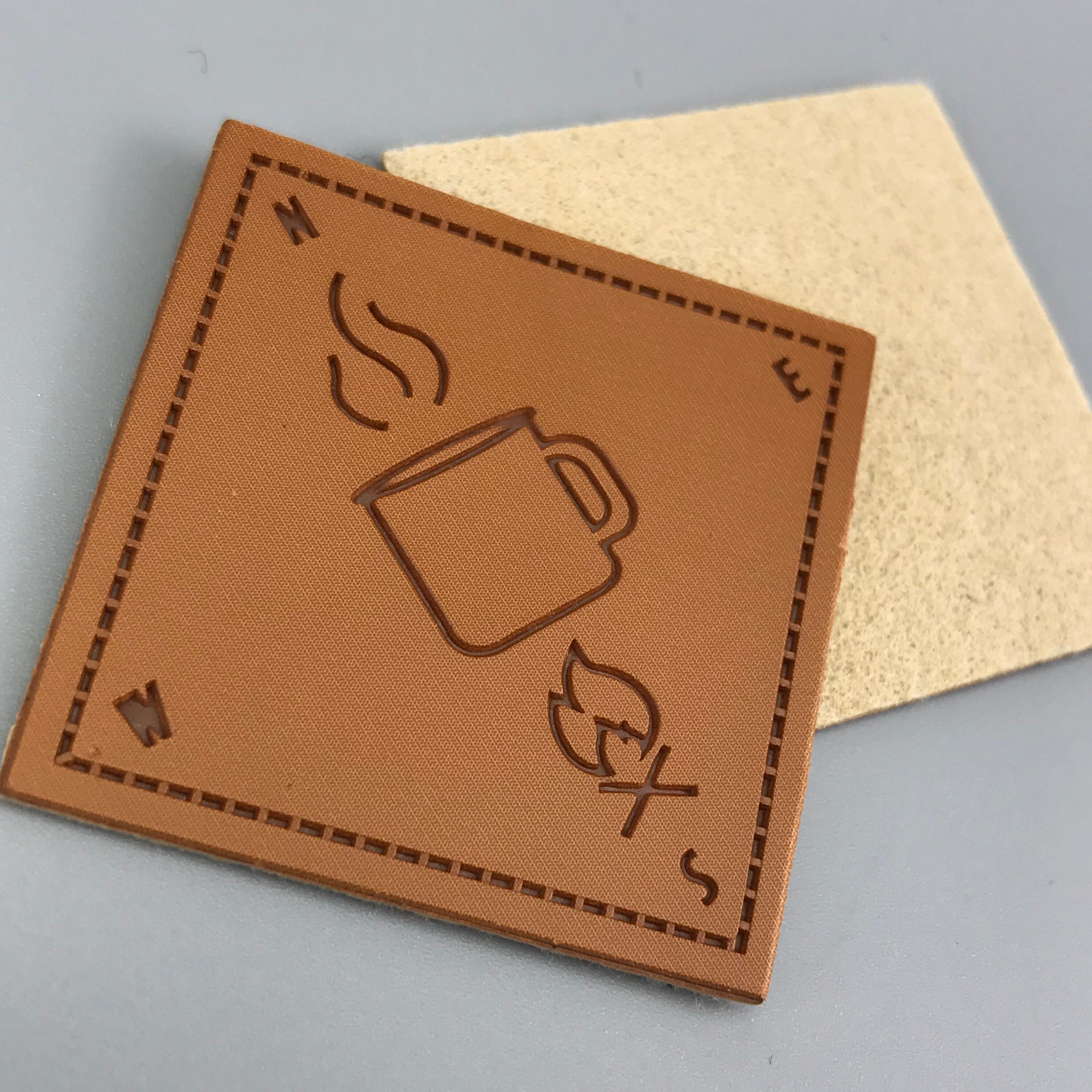 Pu Leather Label Jeans Patch Jeans Label Patch Leather Etsy