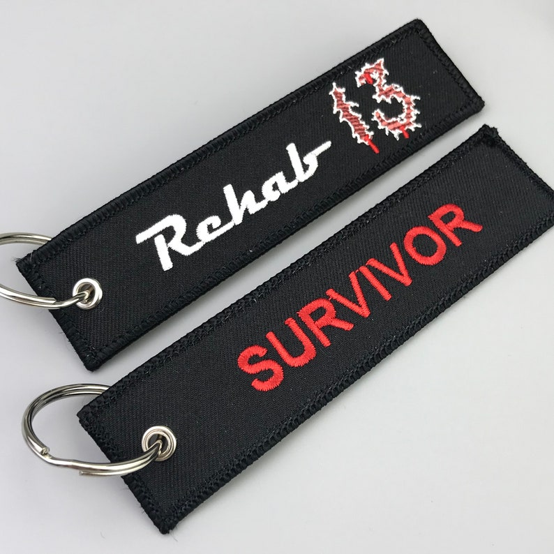 50 embroidery flight tag flight tagflight keychain custom Etsy