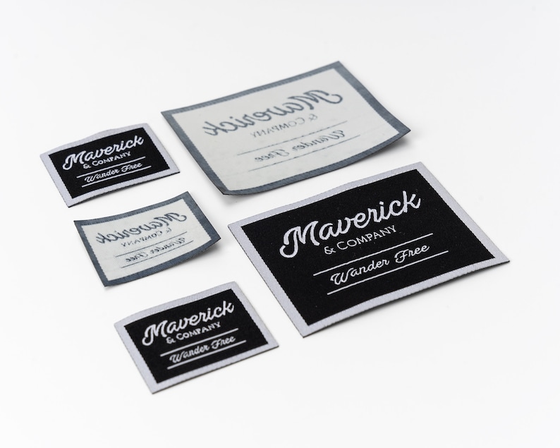 Custom Woven Labels, Hd Quality, Custom Label, T-shirt, Jacket, Hat ...