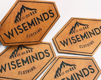 50pcs pu patch, blank leather patches, pu labels making, custom leather patches, embossed leather label, leather embossing patch