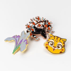 Anime Enamel Pins Set Anime Pins Gift Kawaii Animal Pins Funny Anime Pin Backpack Pins Set Animal Bag Pin Lapel Pins Set