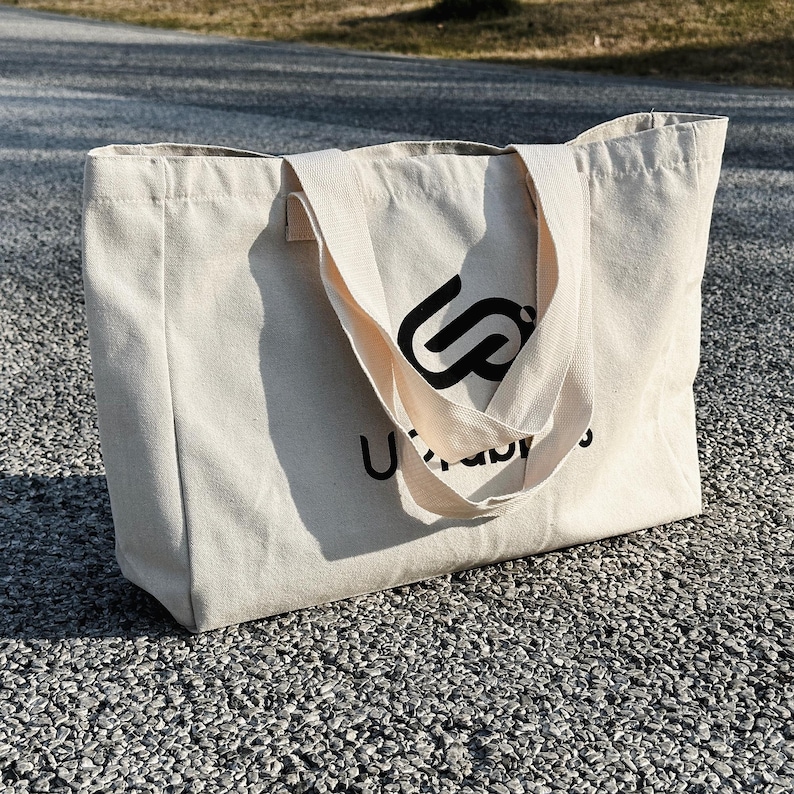 Bulk Custom Tote Bags With Your Logo – Reusable Cotton Canvas ...