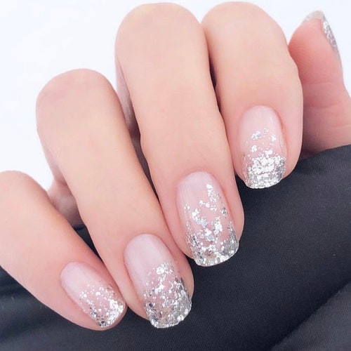 Drop A Hint Rose Gold Glitter Dipped Nail Wraps - Etsy Ireland Drop A Hint Rose Gold Glitter Dipped Nail Wraps - Etsy Ireland