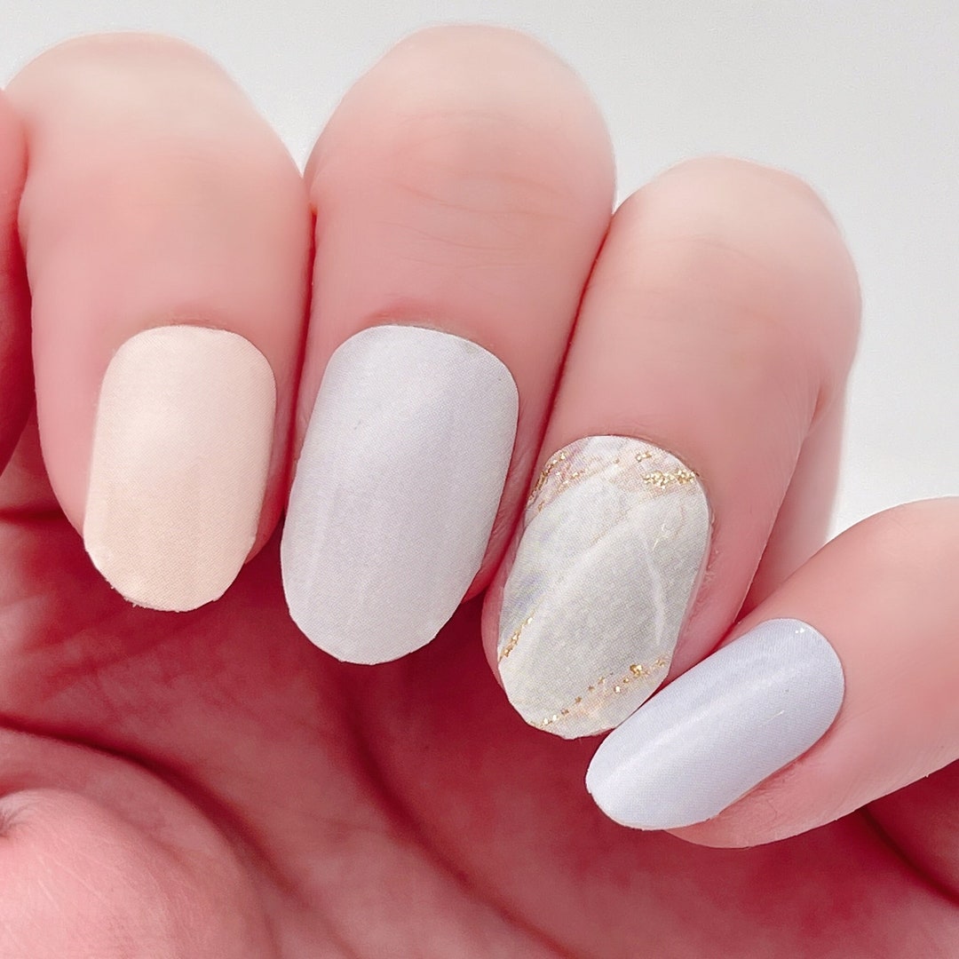 Runway Multi-color Abstract Nail Wraps - Etsy