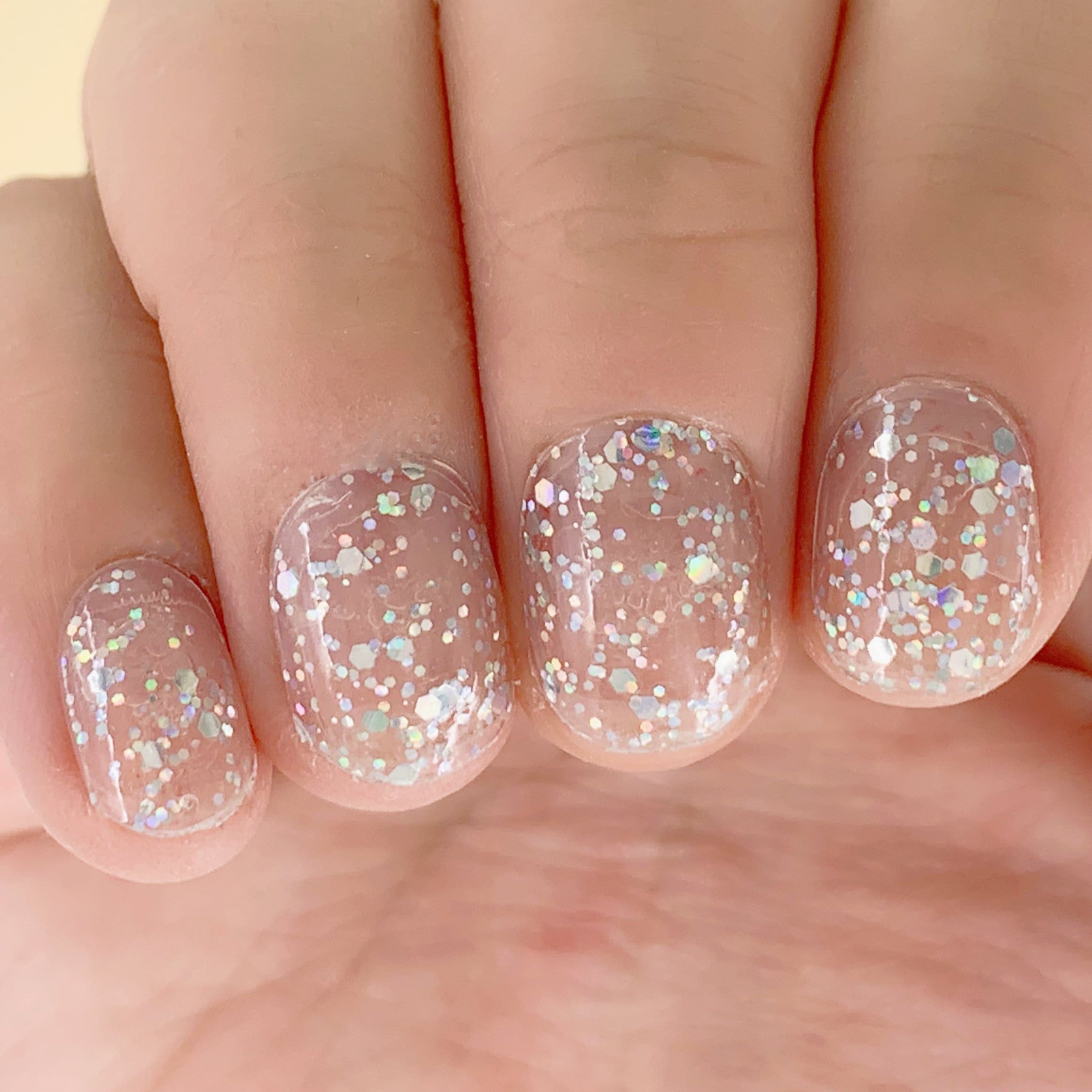 Clear Glitter Nail Polish