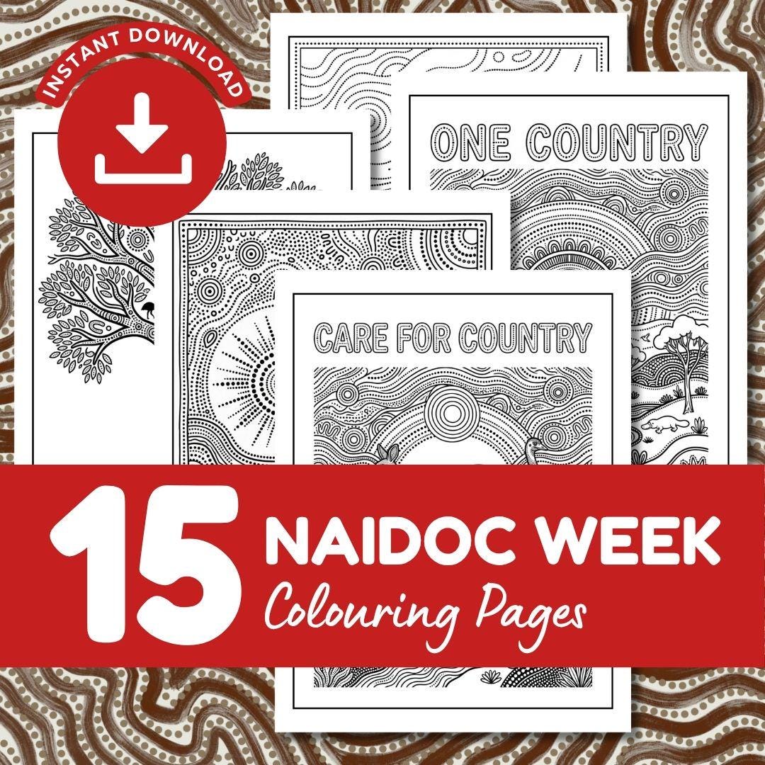 NAIDOC Week Colouring Pages Printable, Aboriginal Colouring Competition ...