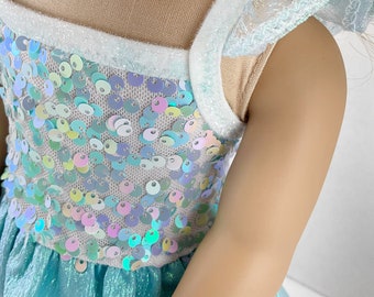 Party dress, prom dress, recital dress made to fit like american girl doll clothes