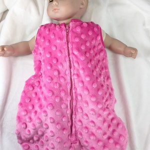 15 inch doll sleeper, sleeveless sleeper sack, pajamas, made to fit like Bitty Baby clothes