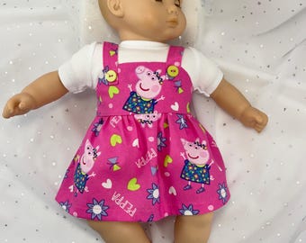 15 Inch Baby Doll Outfit, Peppa Pig,fits Bitty Baby