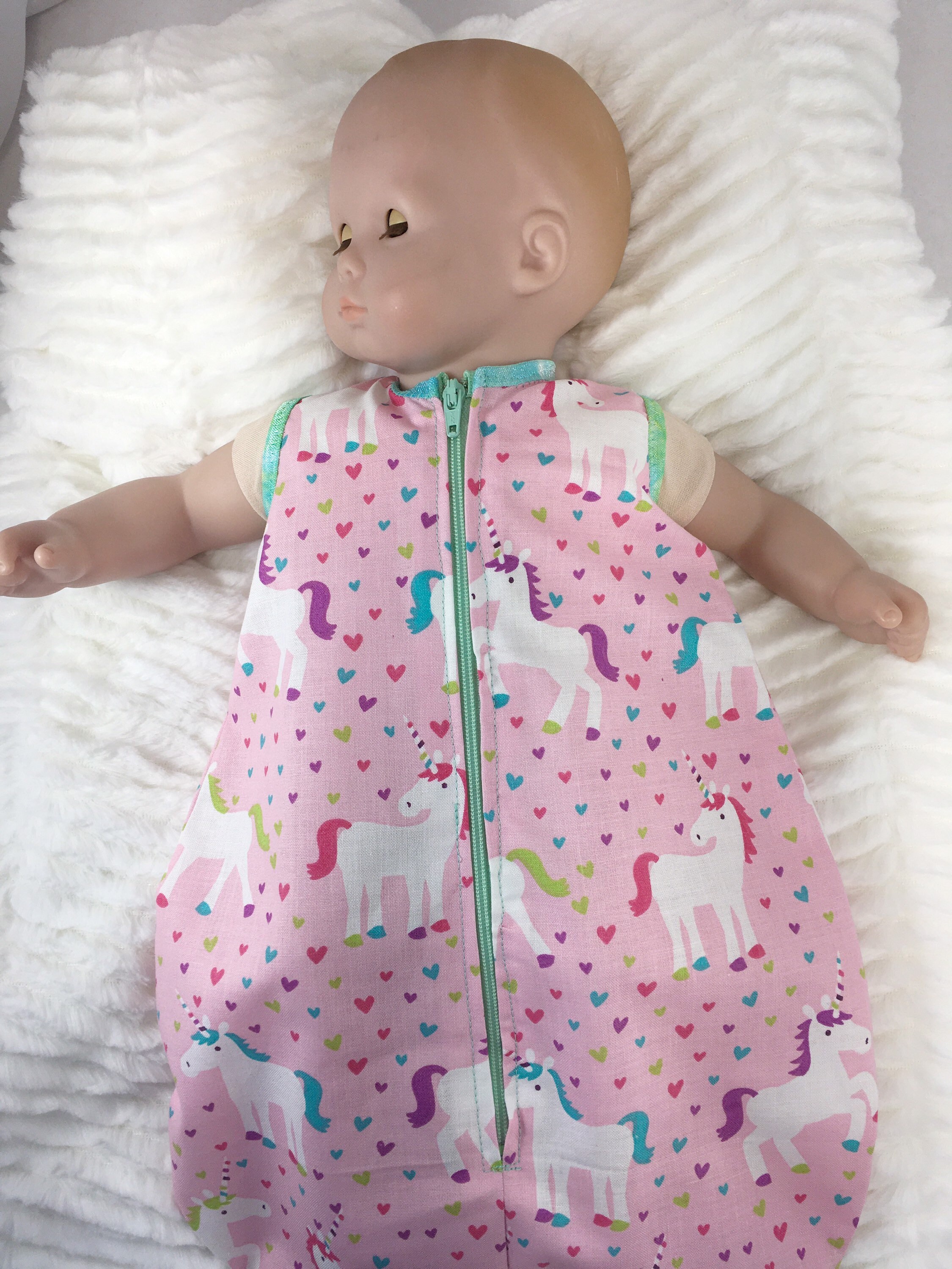 15 Inch Doll Sleeper Baby Doll Sleeper Sleeper Sack Etsy New Zealand