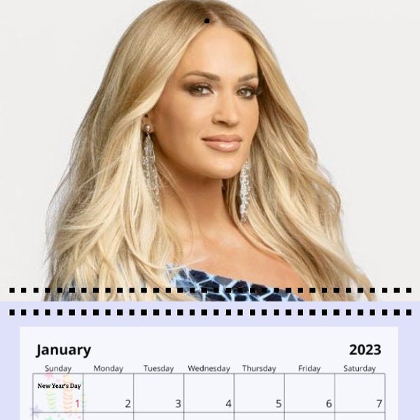 2023 Hot Women Wall Calendar Etsy