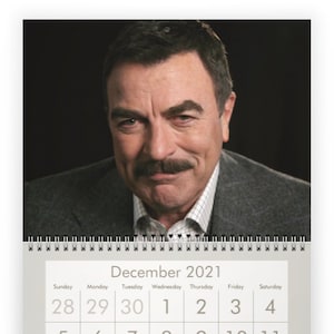 Tom Selleck 2021 Wall Calendar - Etsy tom-selleck-2021-wall-calendar-etsy