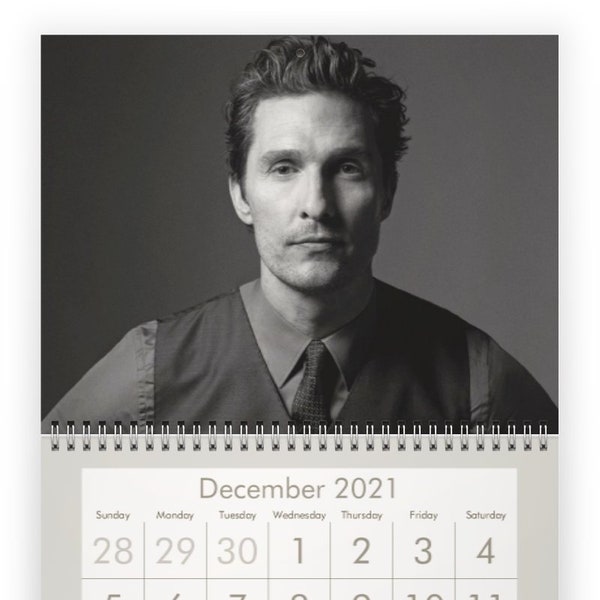 Matthew McConaughey 2021 Wall Calendar