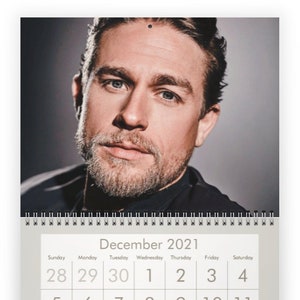 Charlie Hunnam Vol 1 2021 Wall Calendar Etsy 2021 charlie hunnam calendar