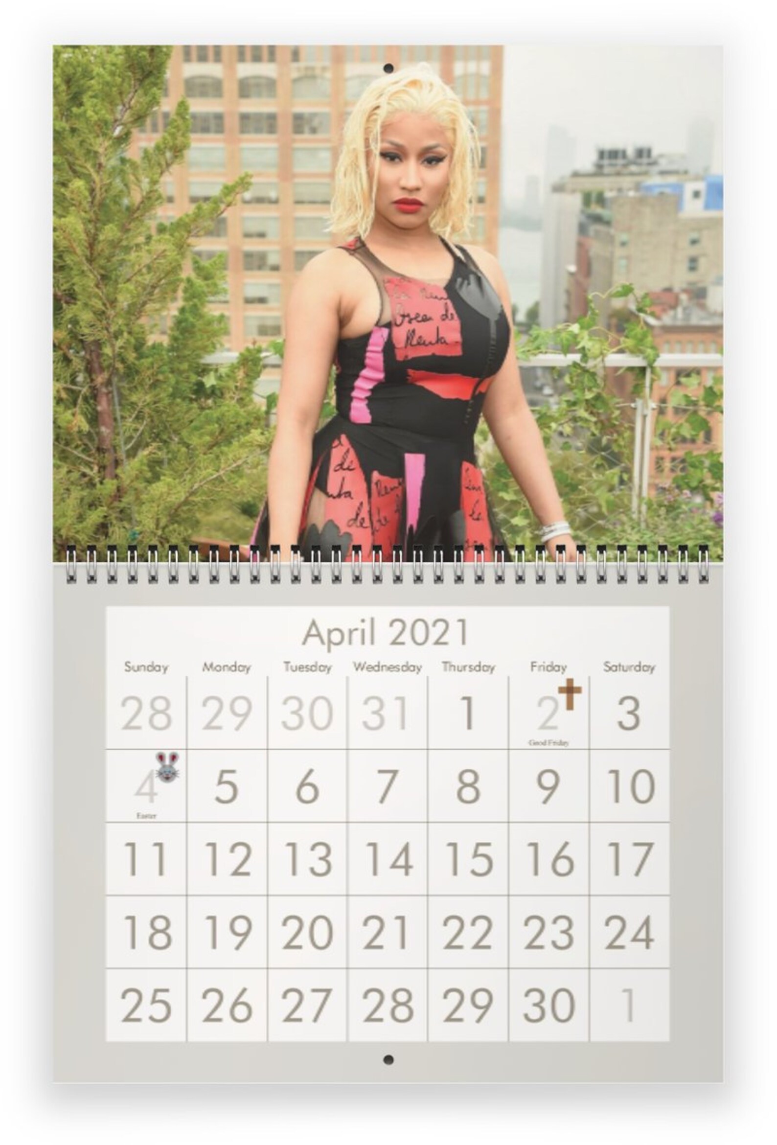 Nicki Minaj 2021 Wall Calendar | Etsy