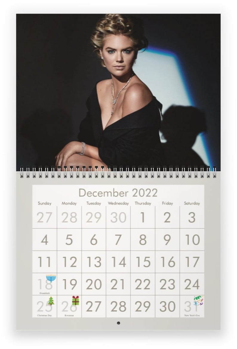 Kate Upton 2022 Wall Calendarclearance Etsy Canada