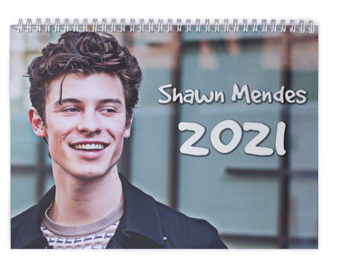 Shawn Mendes 2021 Wall Calendar Etsy