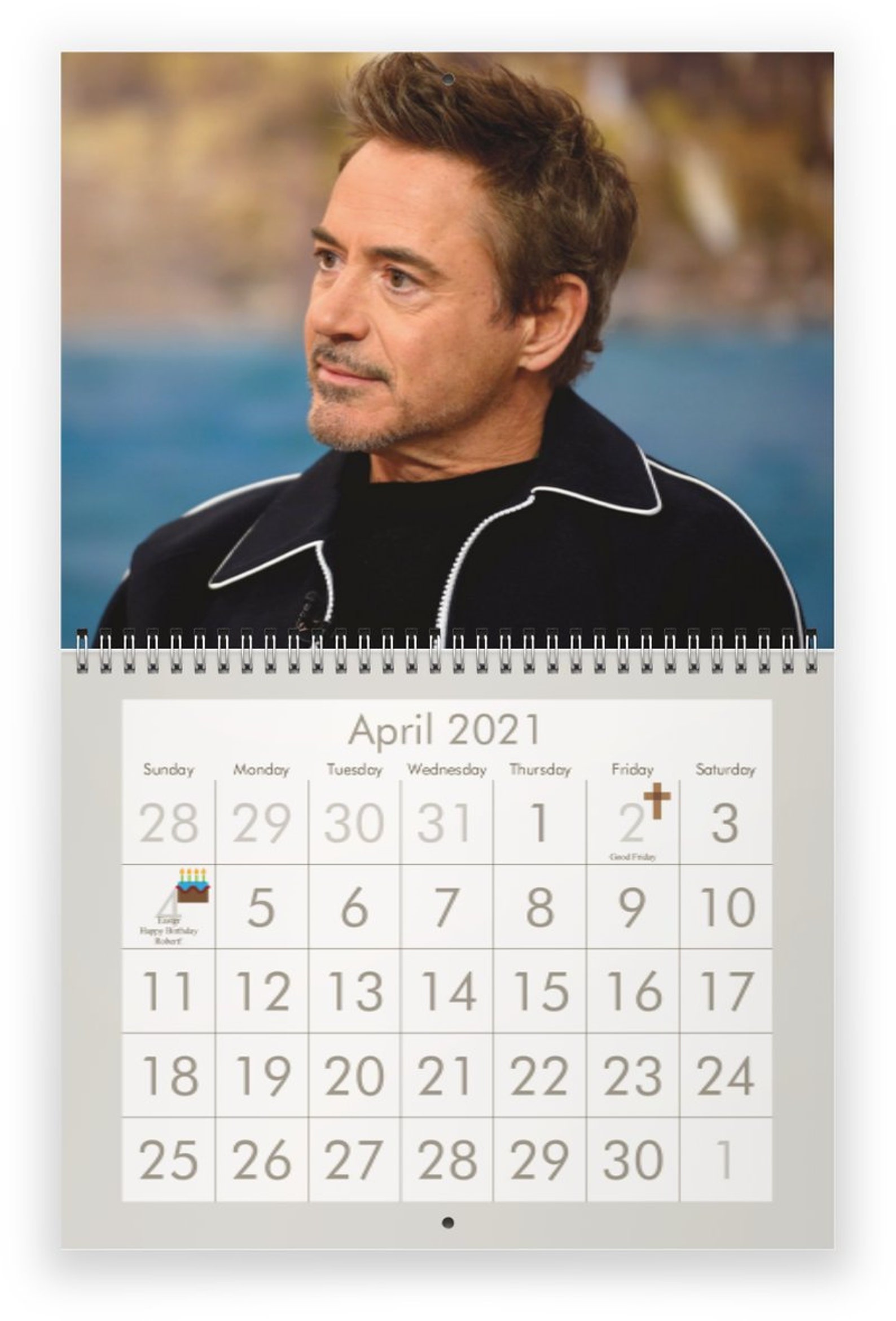 Robert Downey Jr. 2021 Wall Calendar | Etsy