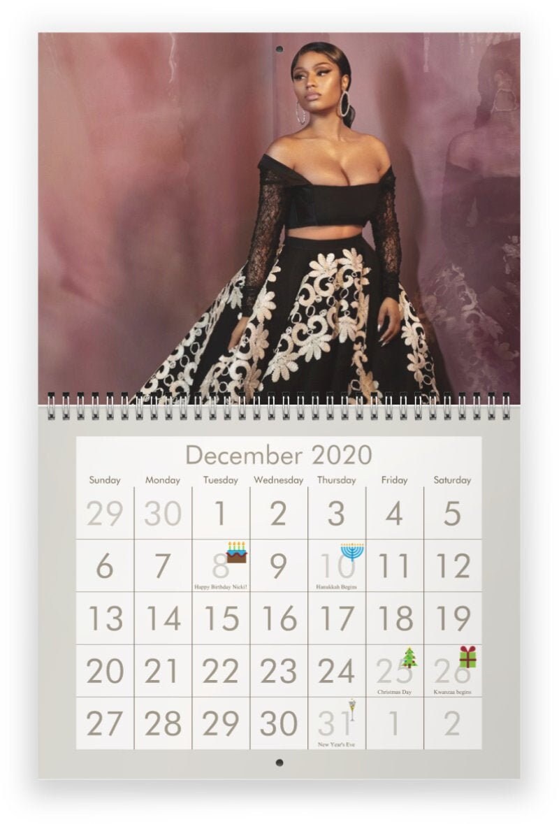 Nicki Minaj 2022 Calendar Nicki Minaj 2022 Calendar