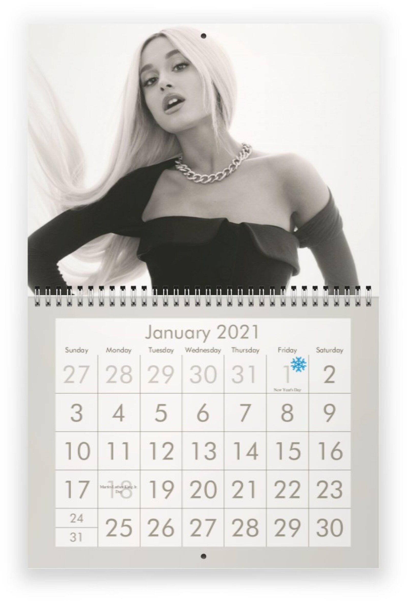Ariana Grande 2021 Wall Calendar | Etsy