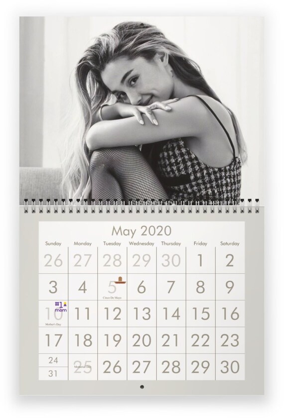 Ariana Grande 2020 Wall Calendar