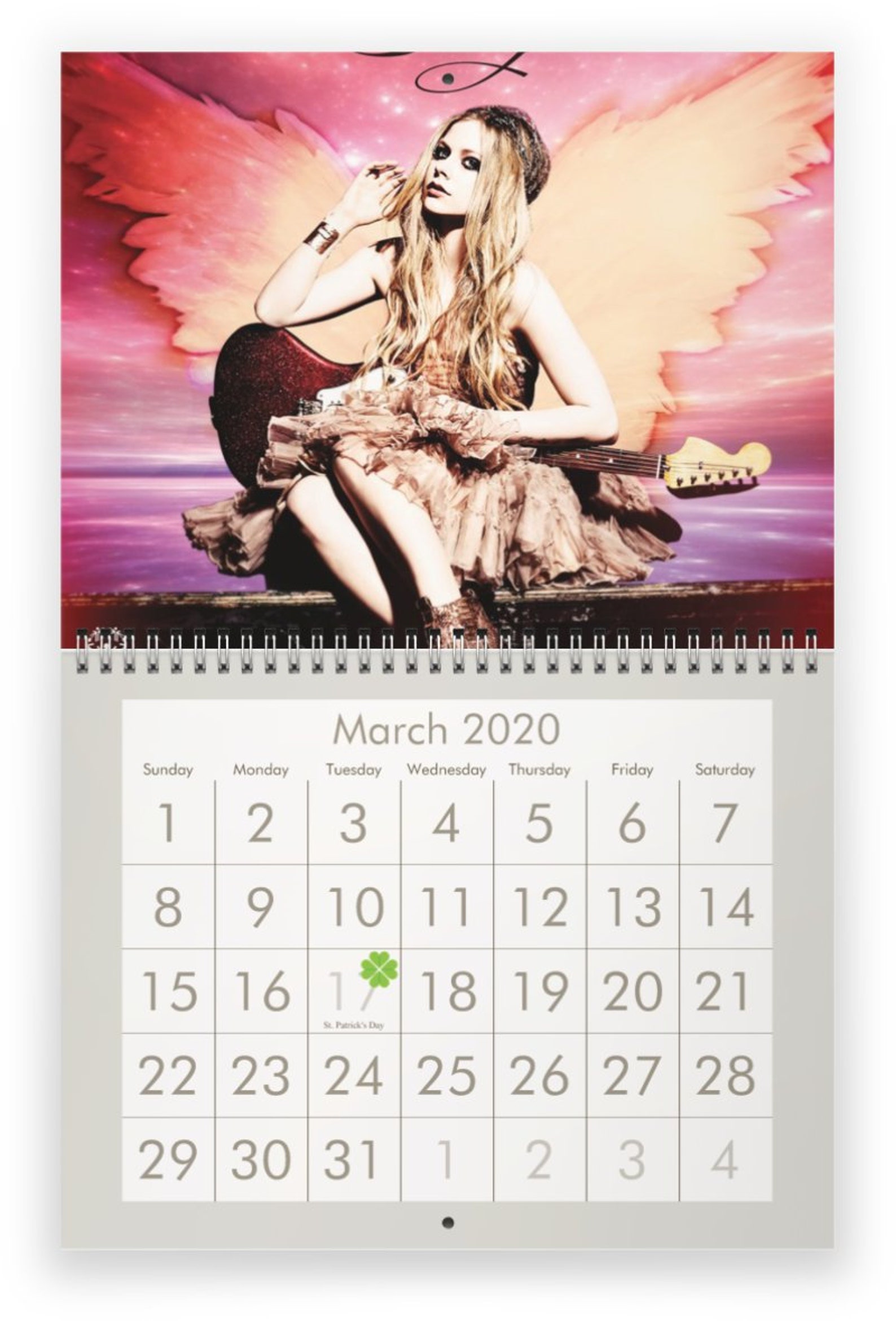 Avril Lavigne 2020 Wall Calendar Etsy