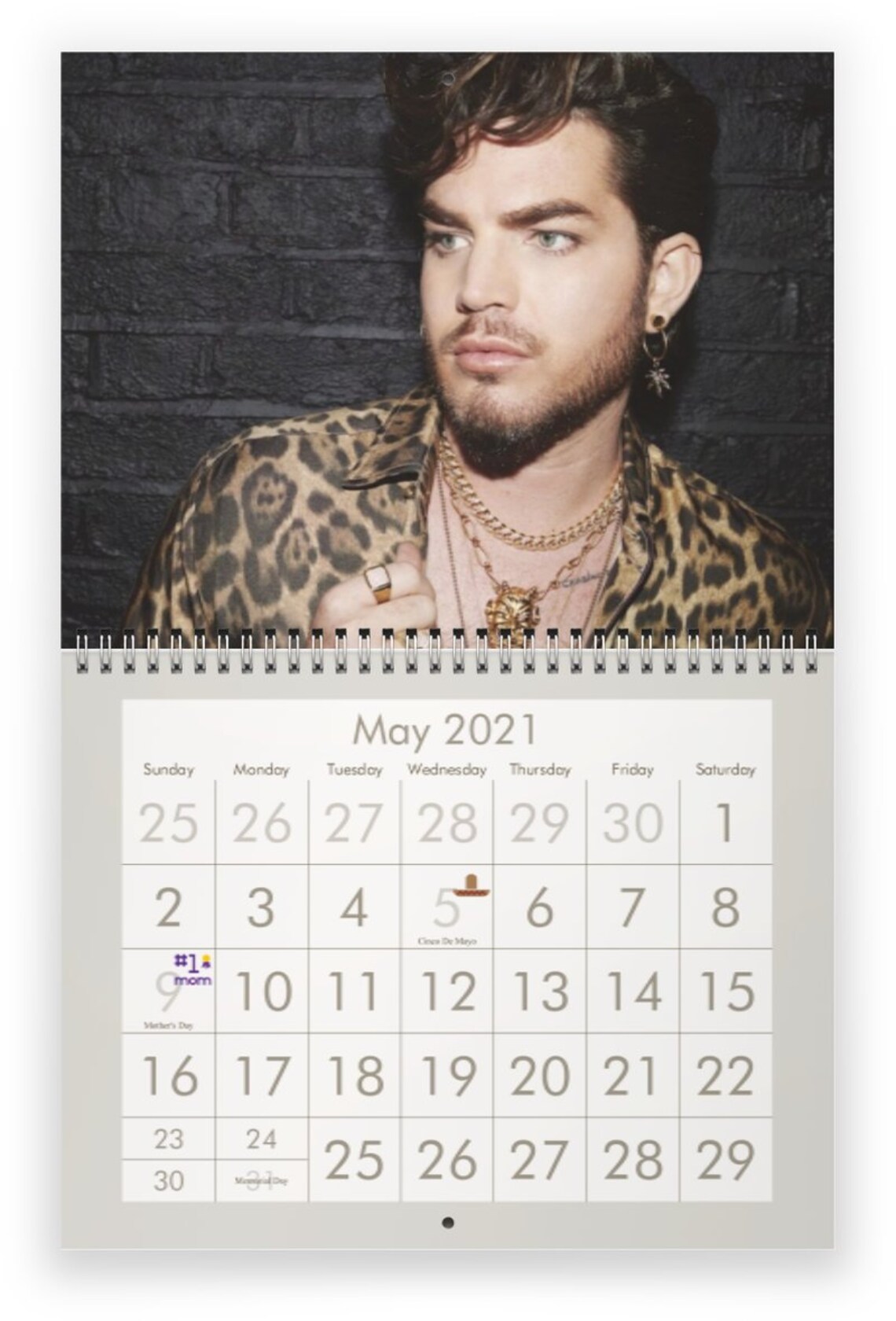 Adam Lambert 2021 Wall Calendar | Etsy Adam Lambert 2021 Wall Calendar | Etsy