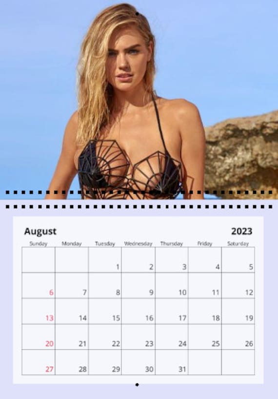 570px x 817px - Kate Upton 2023 Wall Calendar - Etsy UK