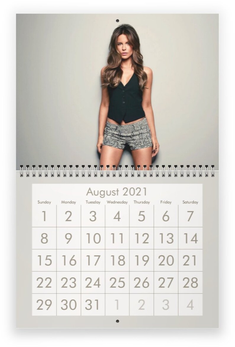 Kate Beckinsale 2021 Wall Calendar Etsy