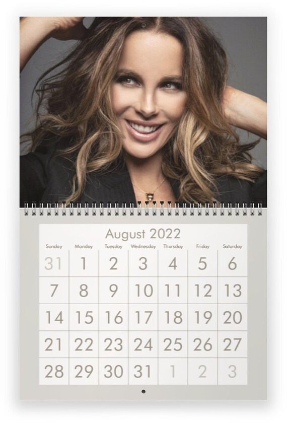 Kate Beckinsale 2022 Wall Calendar Etsy