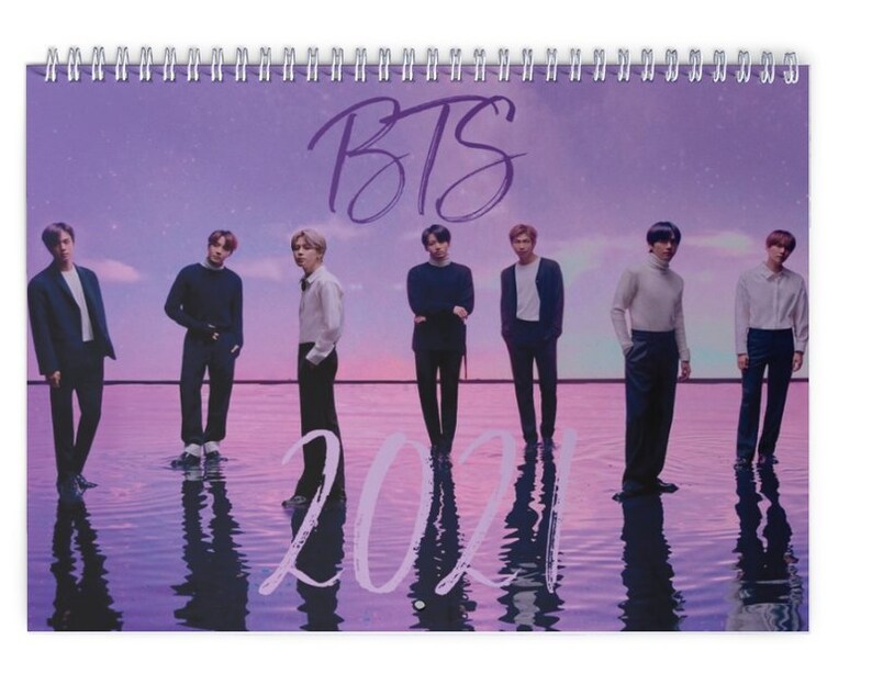 BTS 2021 Wall Calendar Etsy