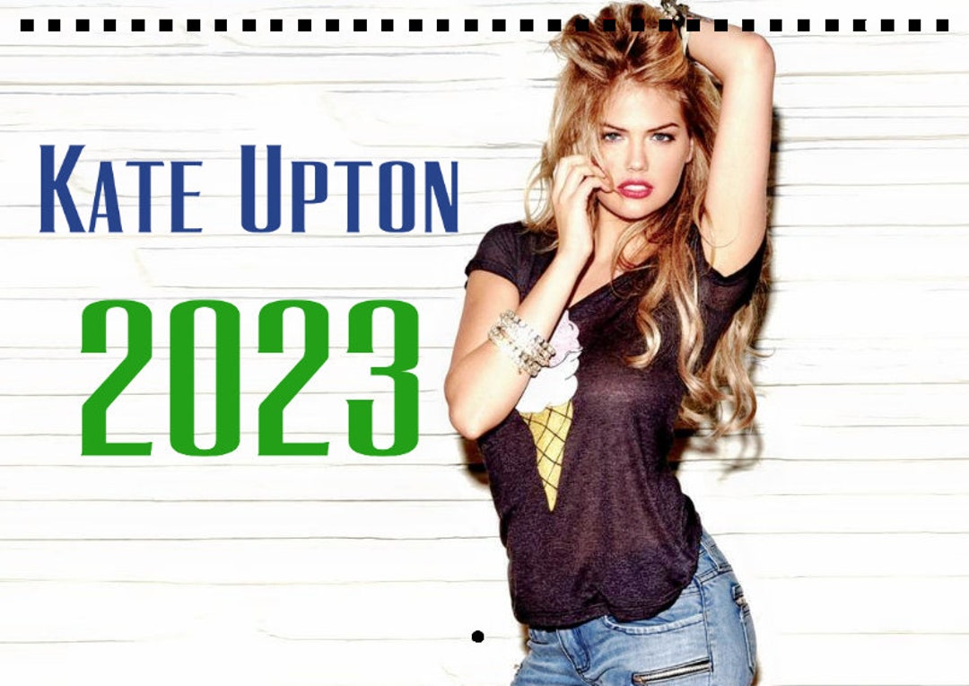 Kate Upton 2023 Wall Calendar Etsy