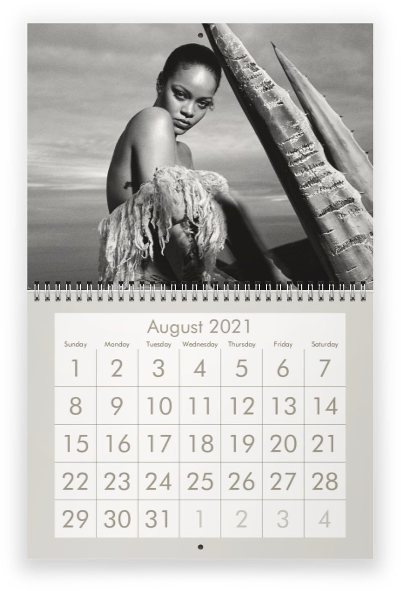Rihanna 2021 Wall Calendar Etsy
