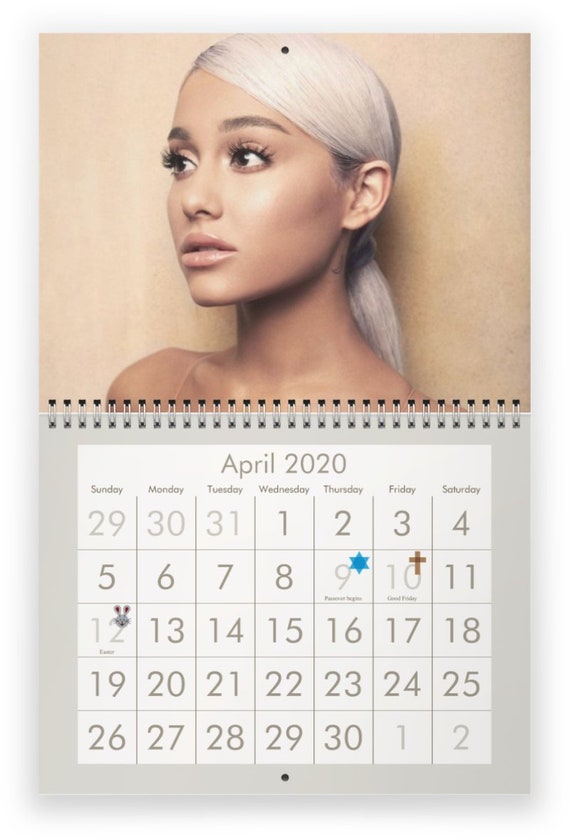 Ariana Grande 2020 Wall Calendar