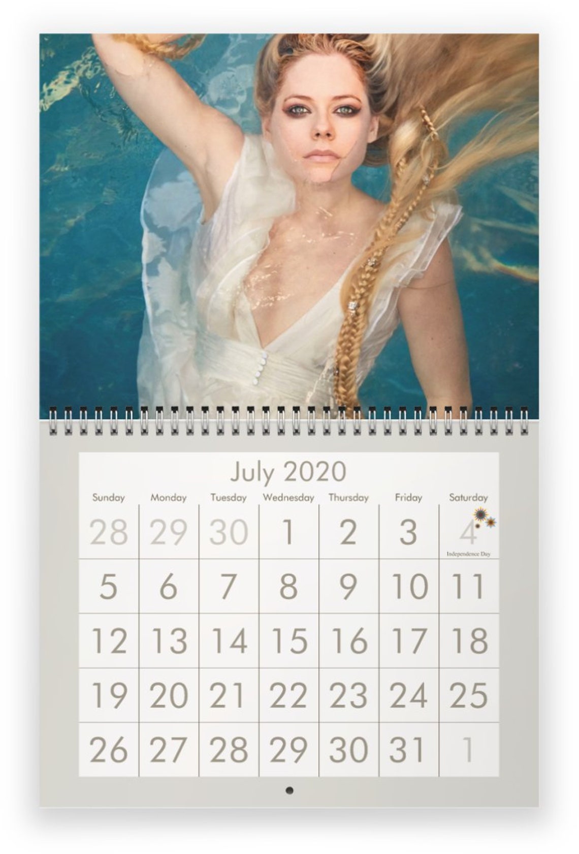 Avril Lavigne 2020 Wall Calendar Etsy