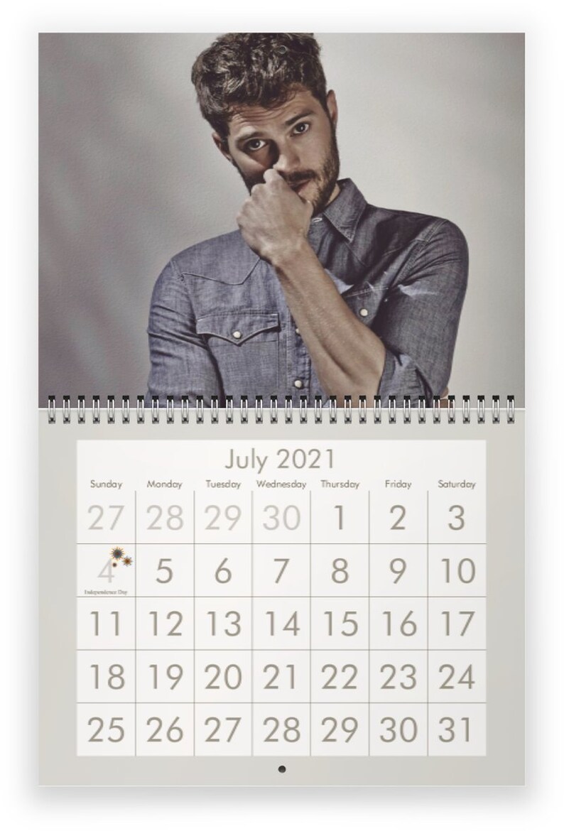 Jamie Dornan 2021 Wall Calendar | Etsy