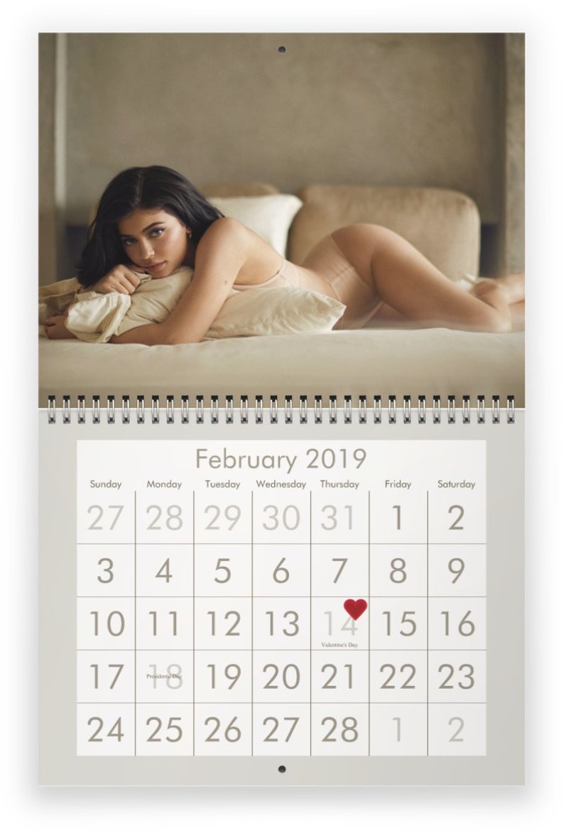 Kylie Jenner 2019 Calendar Etsy
