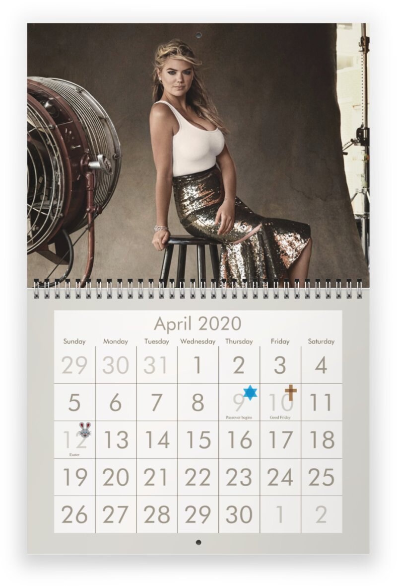 【メーカー公式ショップ】 Kate Etsy - Calendar Wall 2020 Upton カレンダー・スケジュール