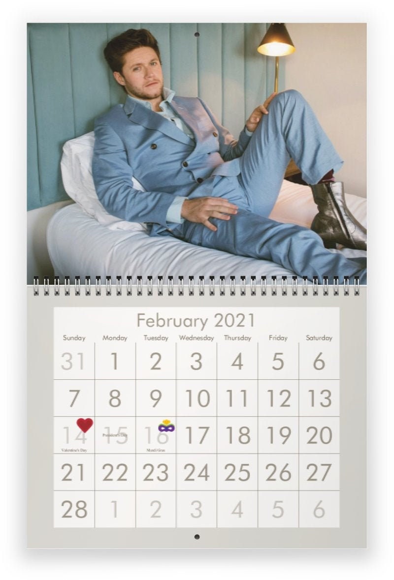 Niall Horan 2021 Wall Calendar Etsy