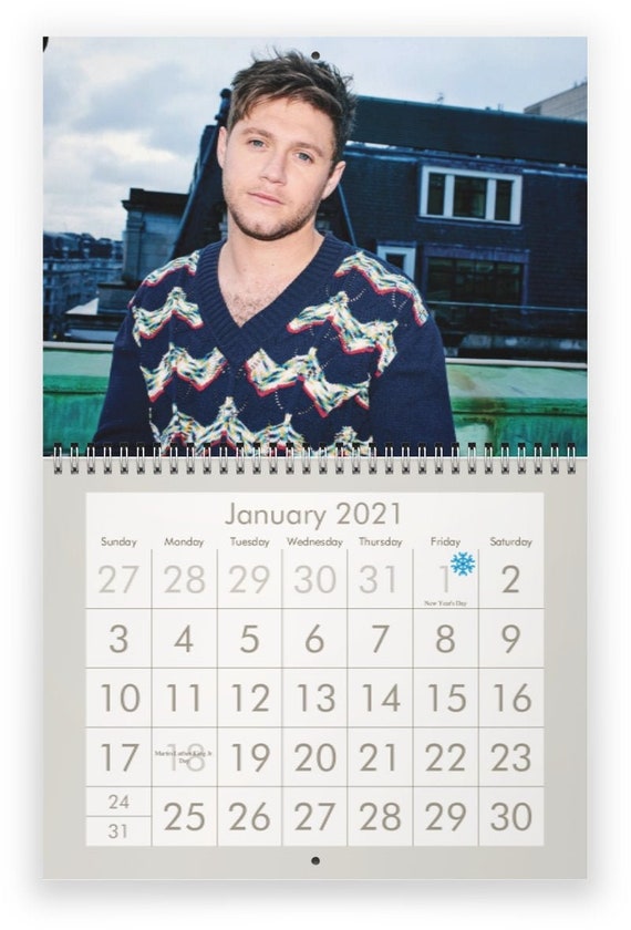 Niall Horan 2021 Wall Calendar Etsy