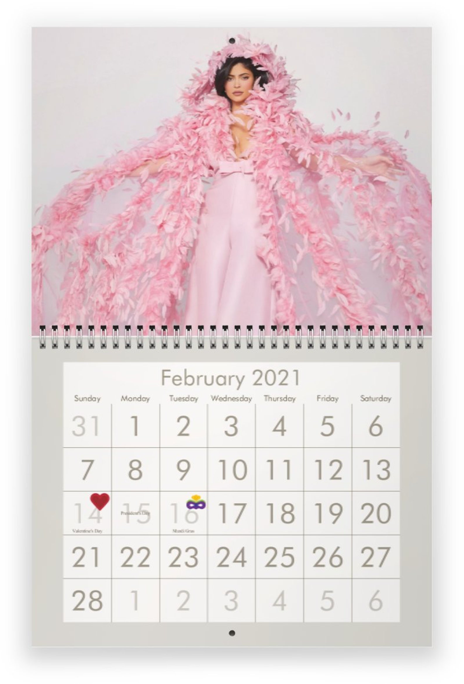 Kylie Jenner 2021 Wall Calendar Etsy
