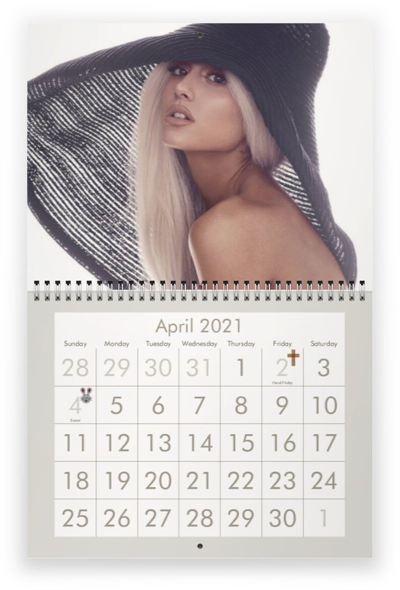 Calendrier mural Ariana Grande 2021 | Etsy