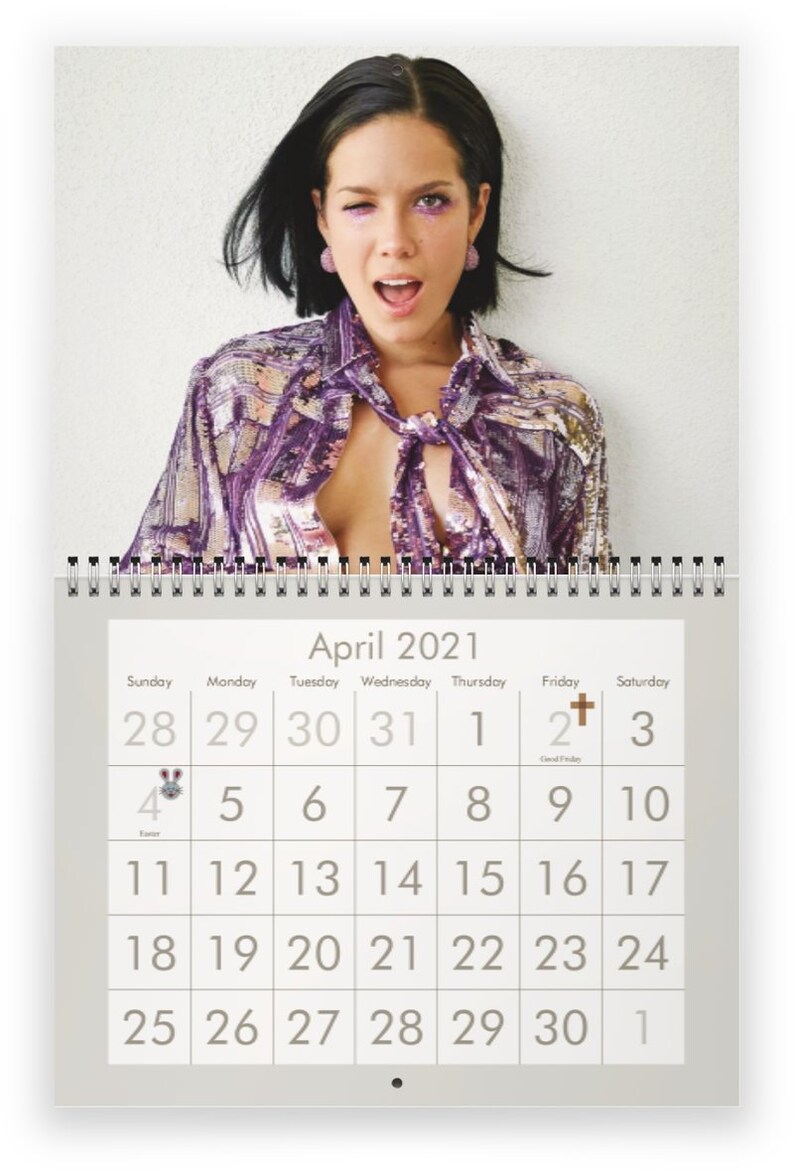 Halsey 2021 Wall Calendar | Etsy