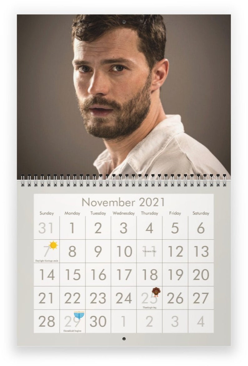 Jamie Dornan 2021 Wall Calendar Etsy