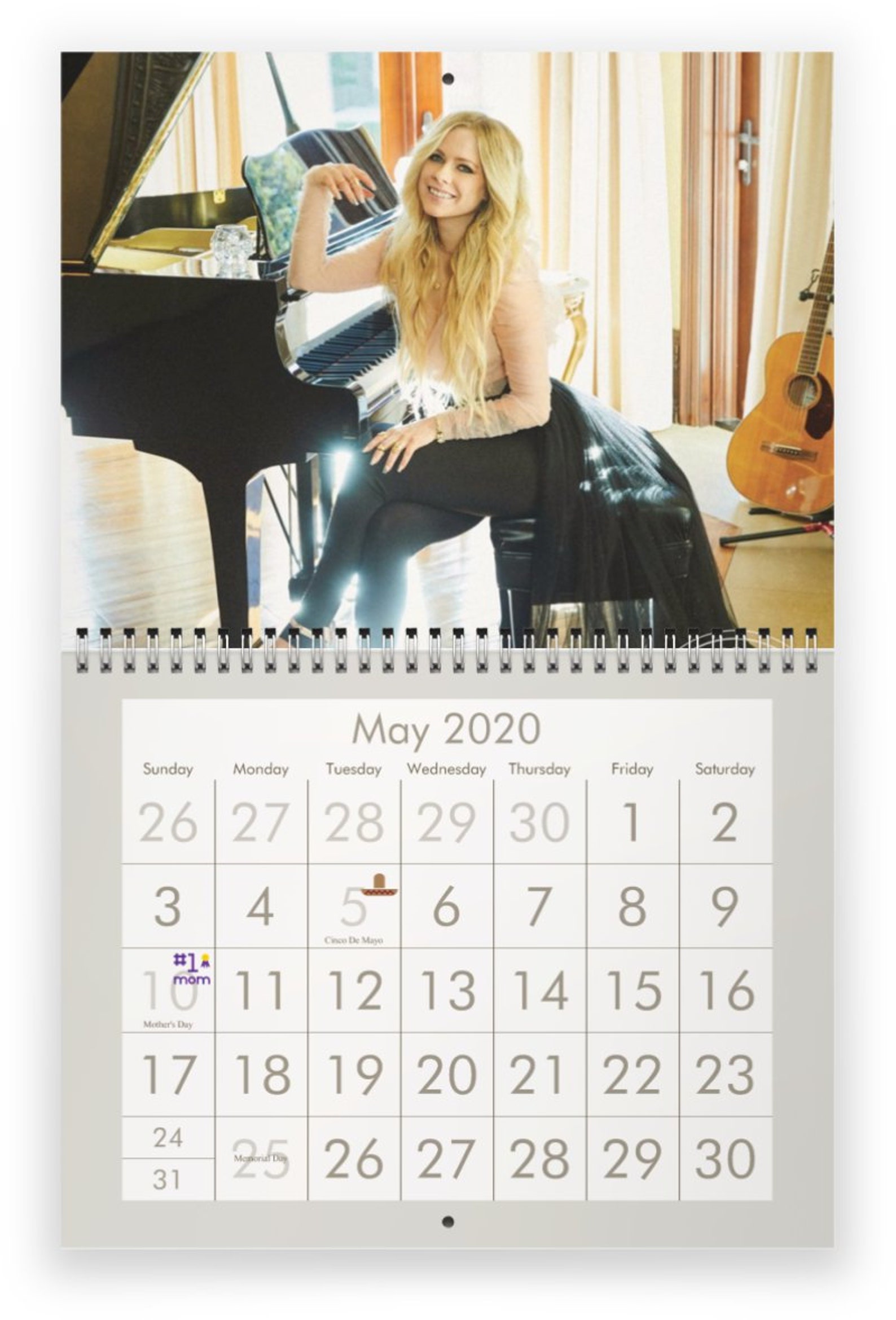 Avril Lavigne 2020 Wall Calendar Etsy