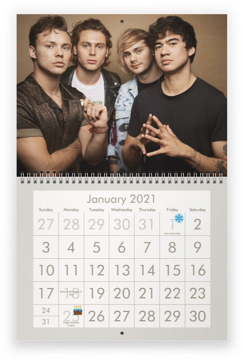 5sos Calendar