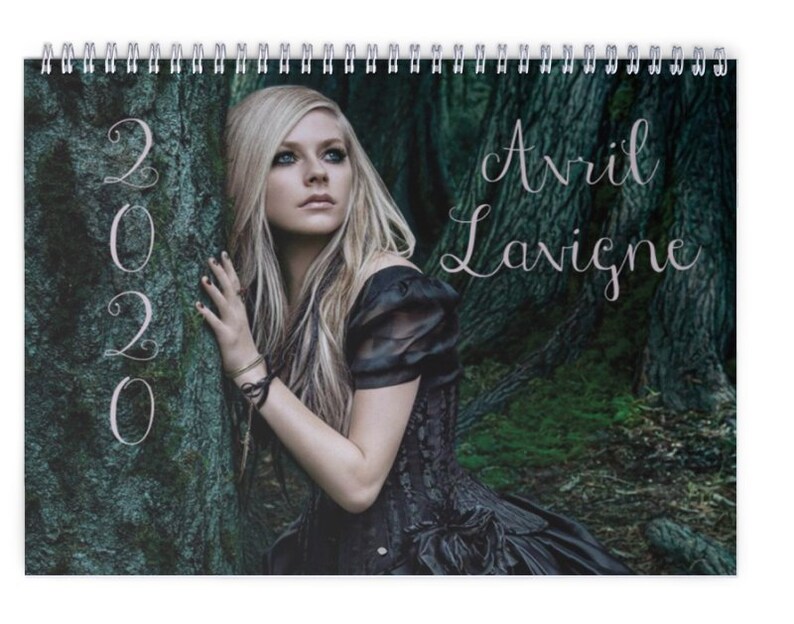 Avril Lavigne 2020 Wall Calendar Etsy