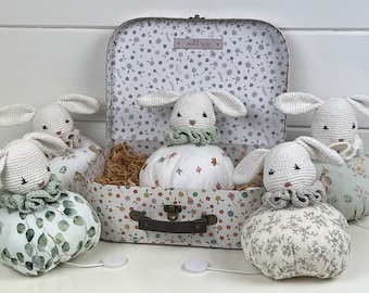 Spieluhr Geschenk Baby Geburt Häkeln handgemachtes Babyzimmer Kind